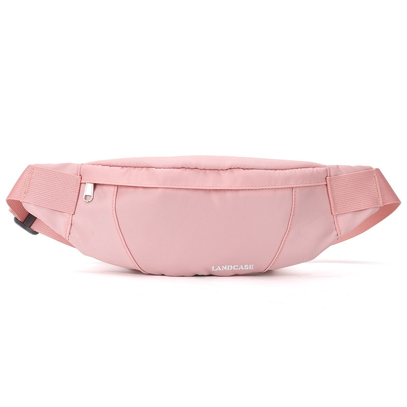 跑步包运动手机腰包女ins粉色时尚百搭多功能大容量女士包袋