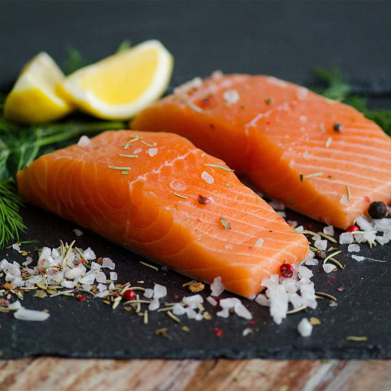 山姆membermark三文三文鱼鱼块智利进口大西洋冷冻三文鱼