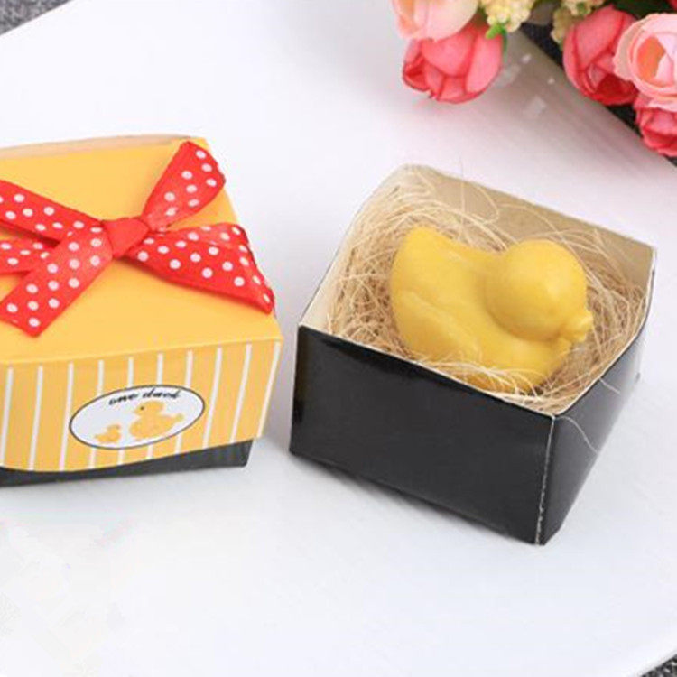礼品婚庆回礼创意迷你手工肥皂小鸭子香皂地堆百变造型香皂