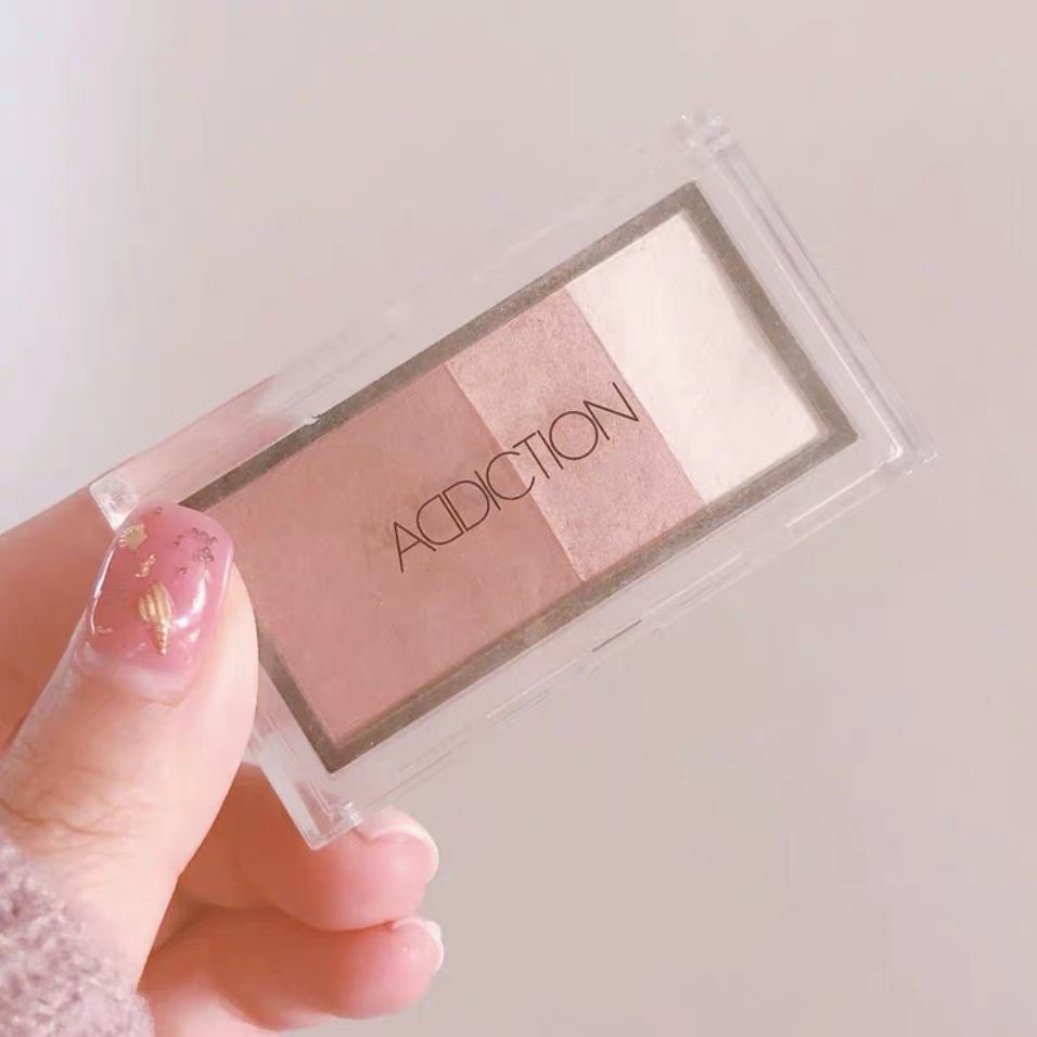 现货日本addiction夏季新限定限定粉状单色腮红高光腮红