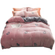 Thickened Milk Coral Velvet Four-piece Double-sided Flanged Quilt Set Winter Season Falley Plus Sword Bed Single Bed Three-piece Set Thickened Milk Coral Velvet Four-piece Double-sided Flanged Quilt Set Winter Season Falley Plus Sword Bed Single Bed Three-piece Set