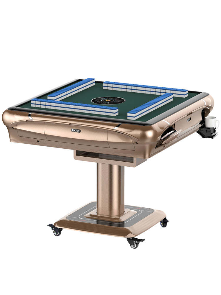 上海品牌新款麻将机全自动餐桌两用家用可折叠电动过山车机麻静音