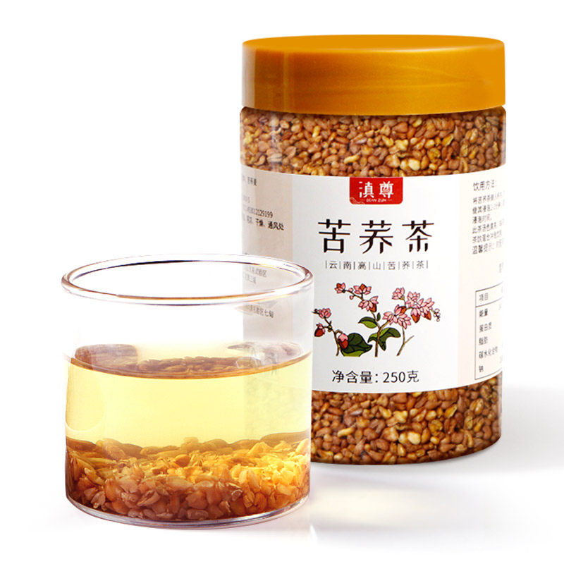 荞麦云南特产滇尊黄苦荞500g高寒山区罐装养生代用