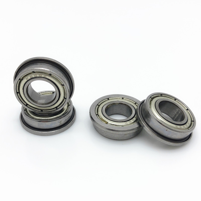 内径8mm滚珠法兰带挡边轴承mf128 f148 f688 f698 f608 f628zz