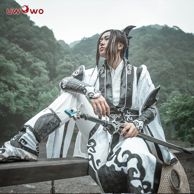 现货悠窝窝uwowo剑侠情缘3剑三cosplay 纯阳成男破军套 道长cos服