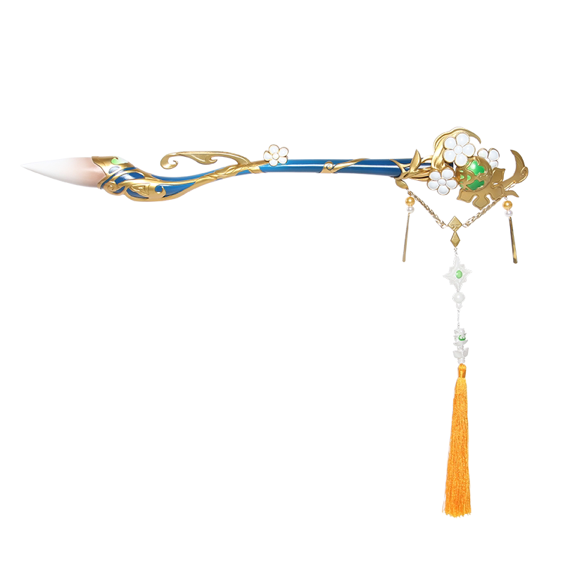 现货uwowo悠窝窝剑侠情缘剑三万花95橙武兰亭香雪cos道具墨颠笔