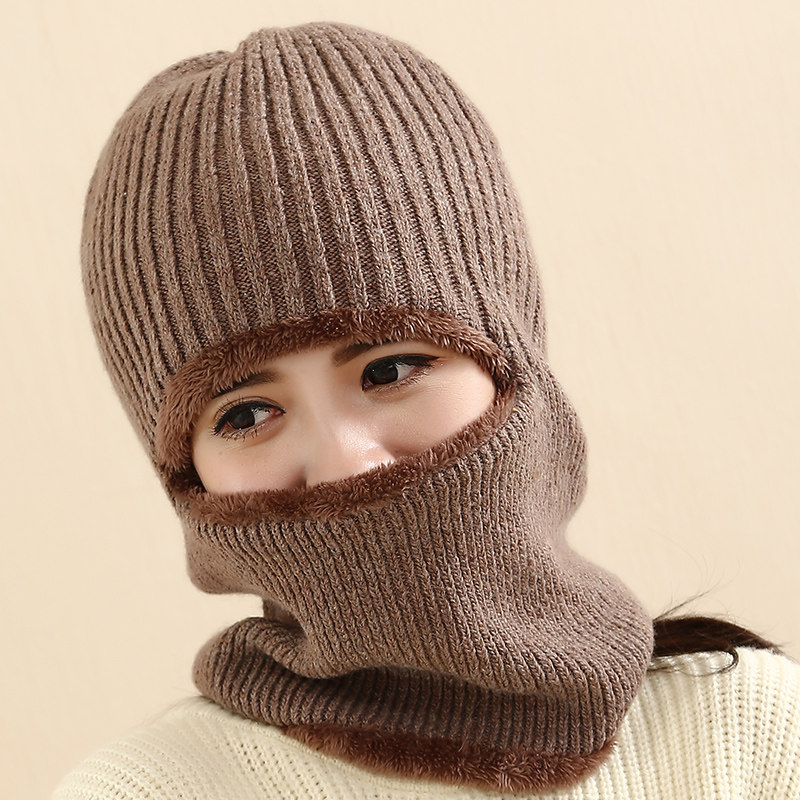 冬天帽子男女套头加厚保暖蒙面骑车防风东北帽子