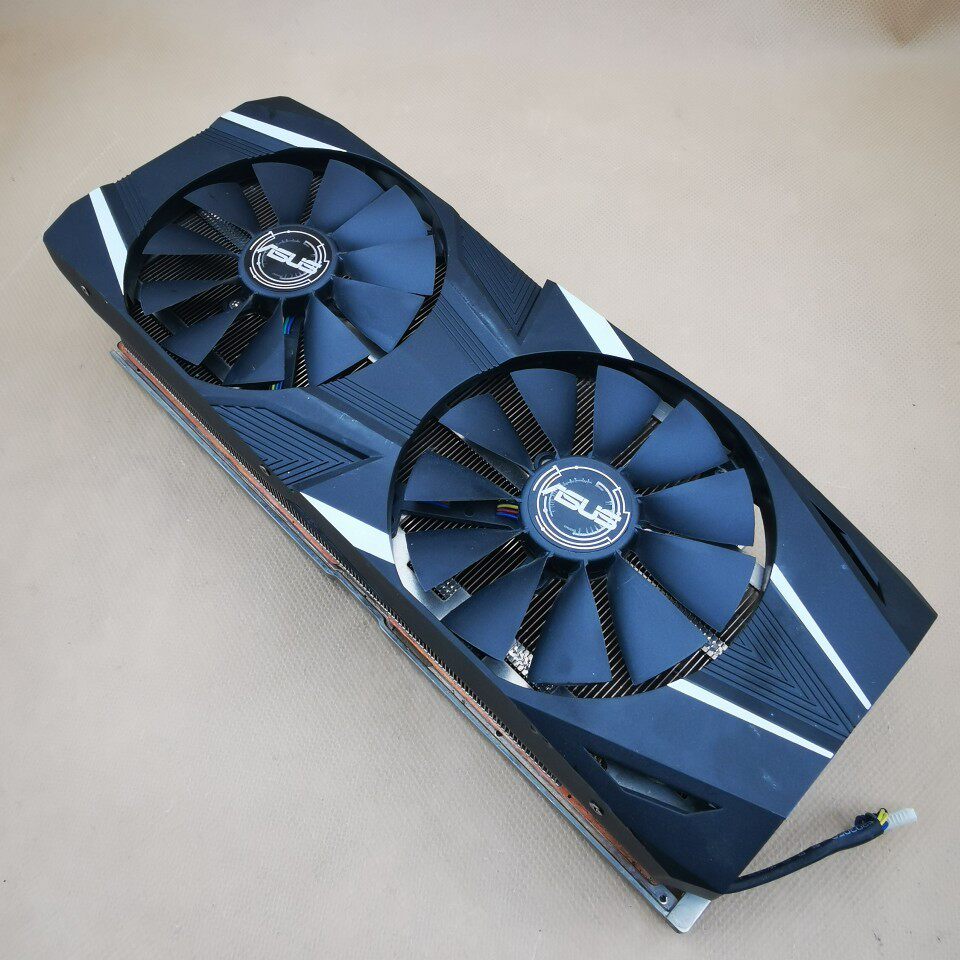 华硕dualrtx2070208008g显卡散热器70孔雪豹rtx2080ti11g散热器