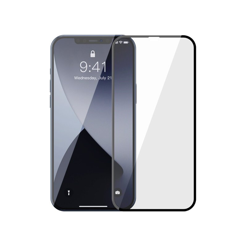 倍思iphone12钢化苹果12promax手机蓝光iphone12pro全屏覆盖手机贴膜
