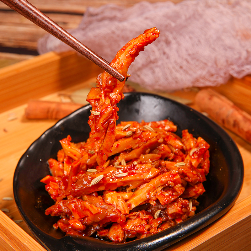 金磨坊牛板筋30包湖南麻辣香辣牛肉类烧烤特产小吃办公休闲零食-mc母