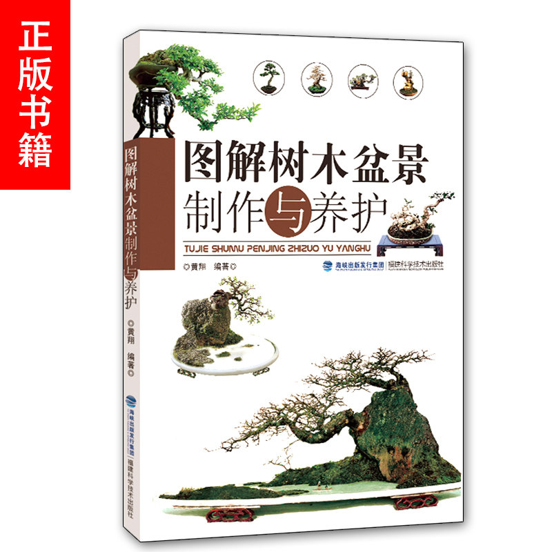 盆景正版制作教程设计书园艺家庭造型花卉宝典入门养花书籍