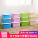 Transparent plastic storage box Thickened size portable sundries storage box with lid Toy clothing storage box Transparent plastic storage box Thickened size portable sundries storage box with lid Toy clothing storage box