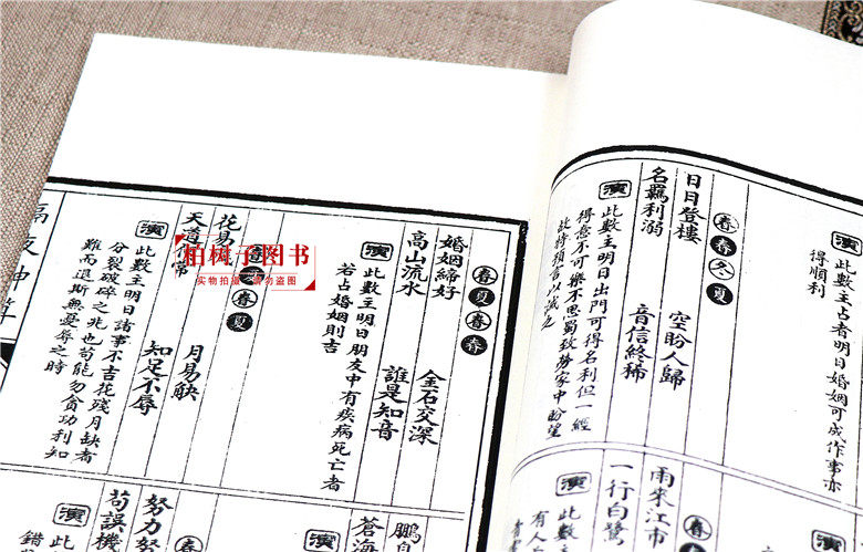 正版精装隔夜神算桃花女演隔夜神算宣纸线装一函一册传统文化备要44rw