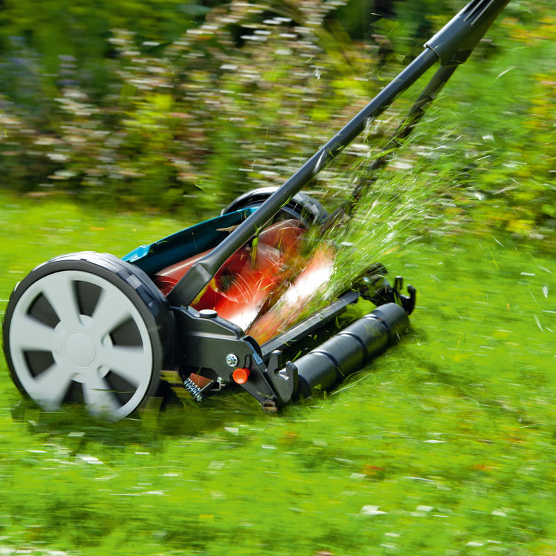 德国进口嘉丁拿割草机家用草坪手推修剪机动力花园割草机