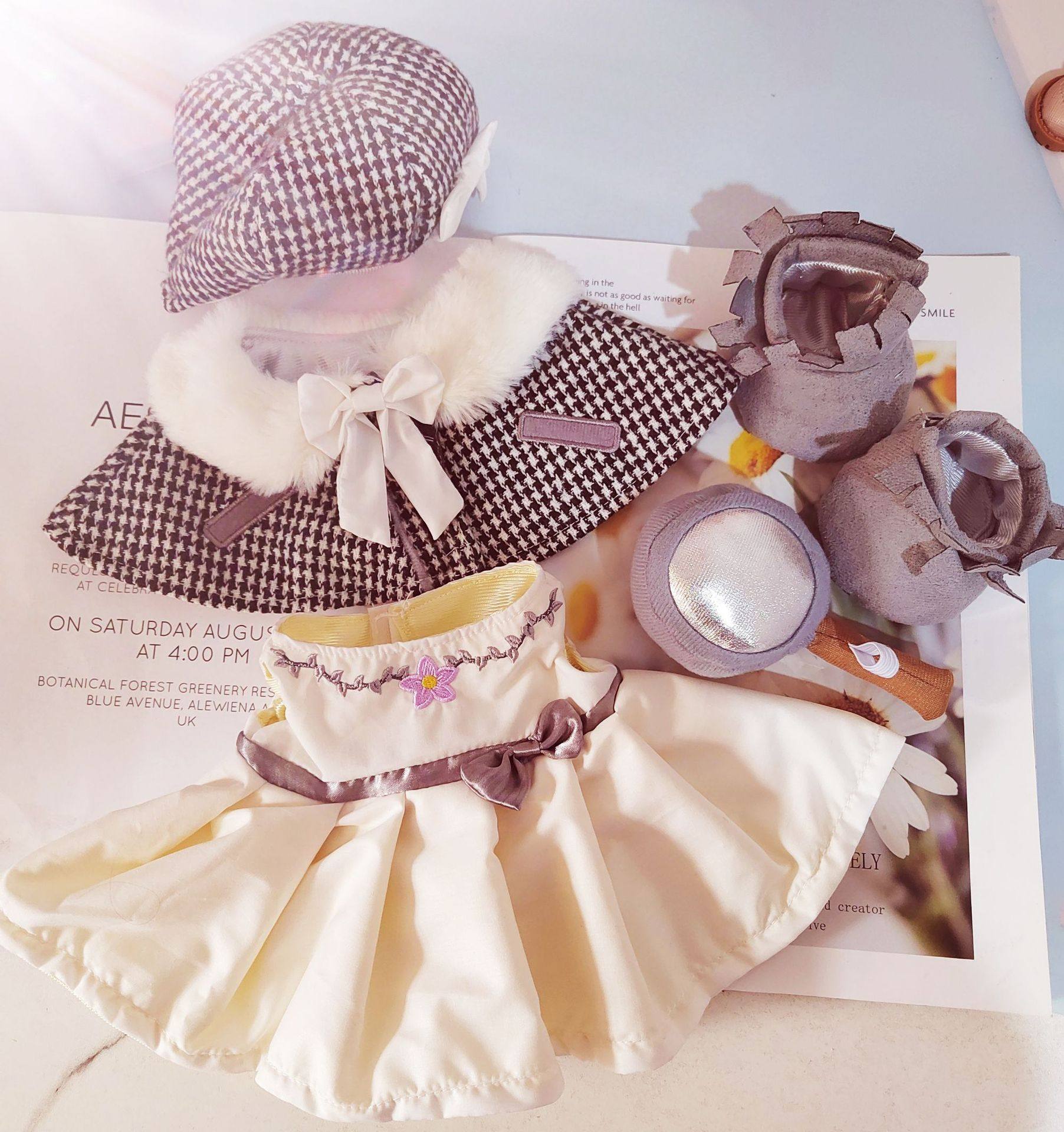 玲娜贝儿公仔衣服小狐狸侦探套装linabell40cm娃衣玩偶棉花娃娃