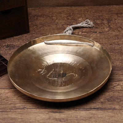 秦翔铜锣28cm小苏锣约厘米高音传统响铜小锣锣鼓乐器