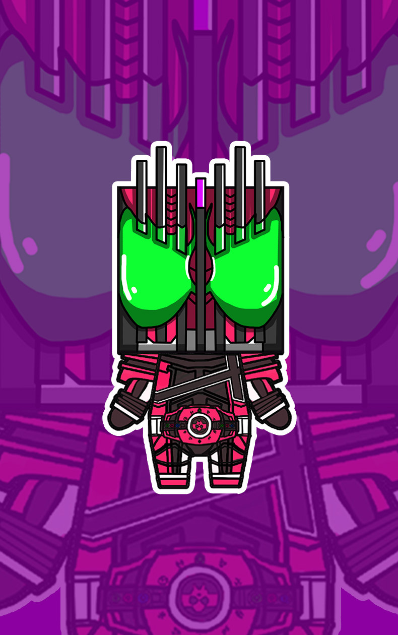 假面骑士decade帝骑新网剧新神主牌新最终海东动漫游戏纸模