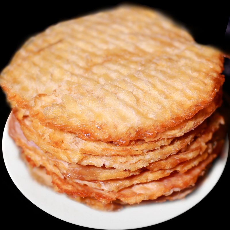 即食烤马面鱼片海鲜零食鱼干香鱼片原味250g烤鱼片烤鳕鱼片