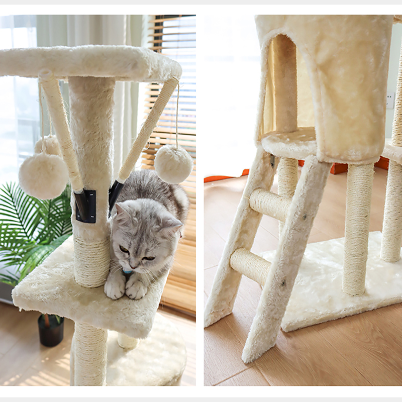网红猫爬架猫窝猫树一体别墅猫架子大型超大猫抓通天柱跳台多功能