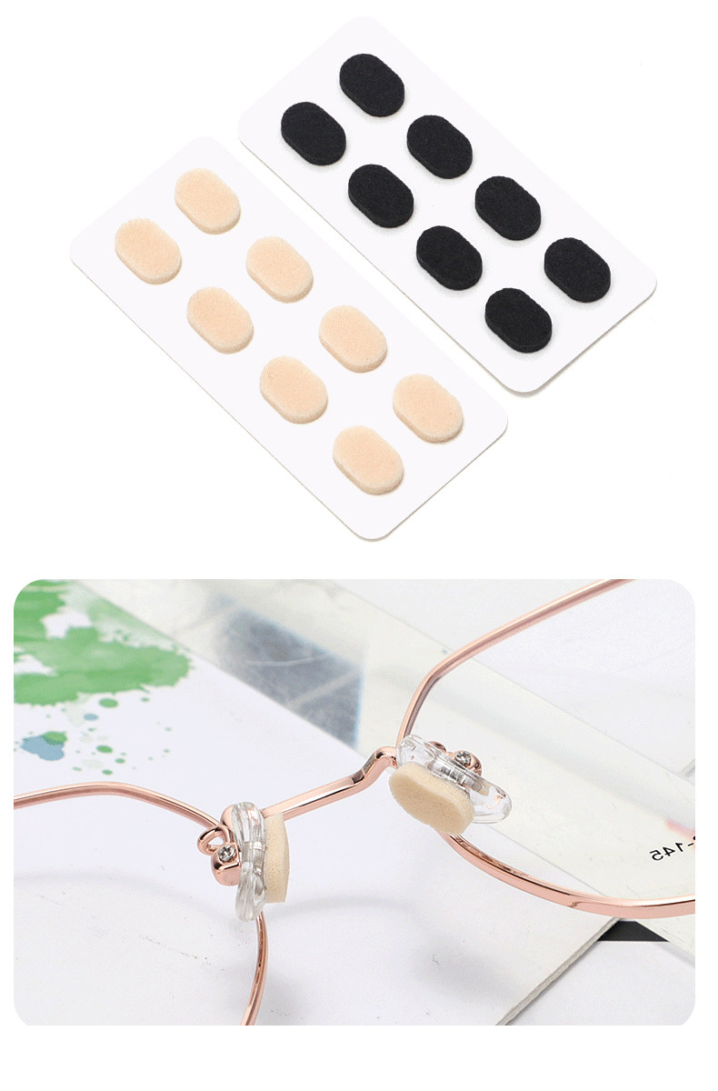 32副增高鼻梁框架眼睛压痕鼻垫防滑粉扑海绵眼镜鼻托