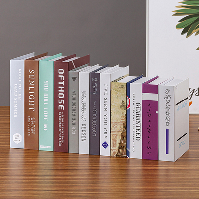 家居装饰品创意假书摆件简约现代仿真书北欧风装饰书软装客厅书柜