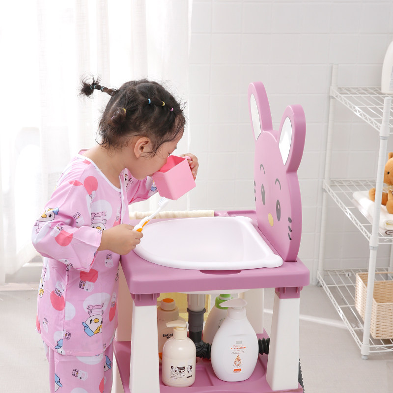 刷牙儿童脸盆洗脸幼园宝宝洗脸盆洗漱小孩训练脸盆