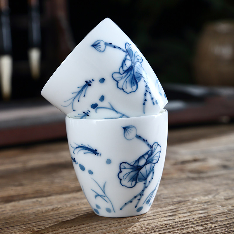 吴氏品雅纯手工彩绘陶瓷趣高套装家用杯子手绘茶杯