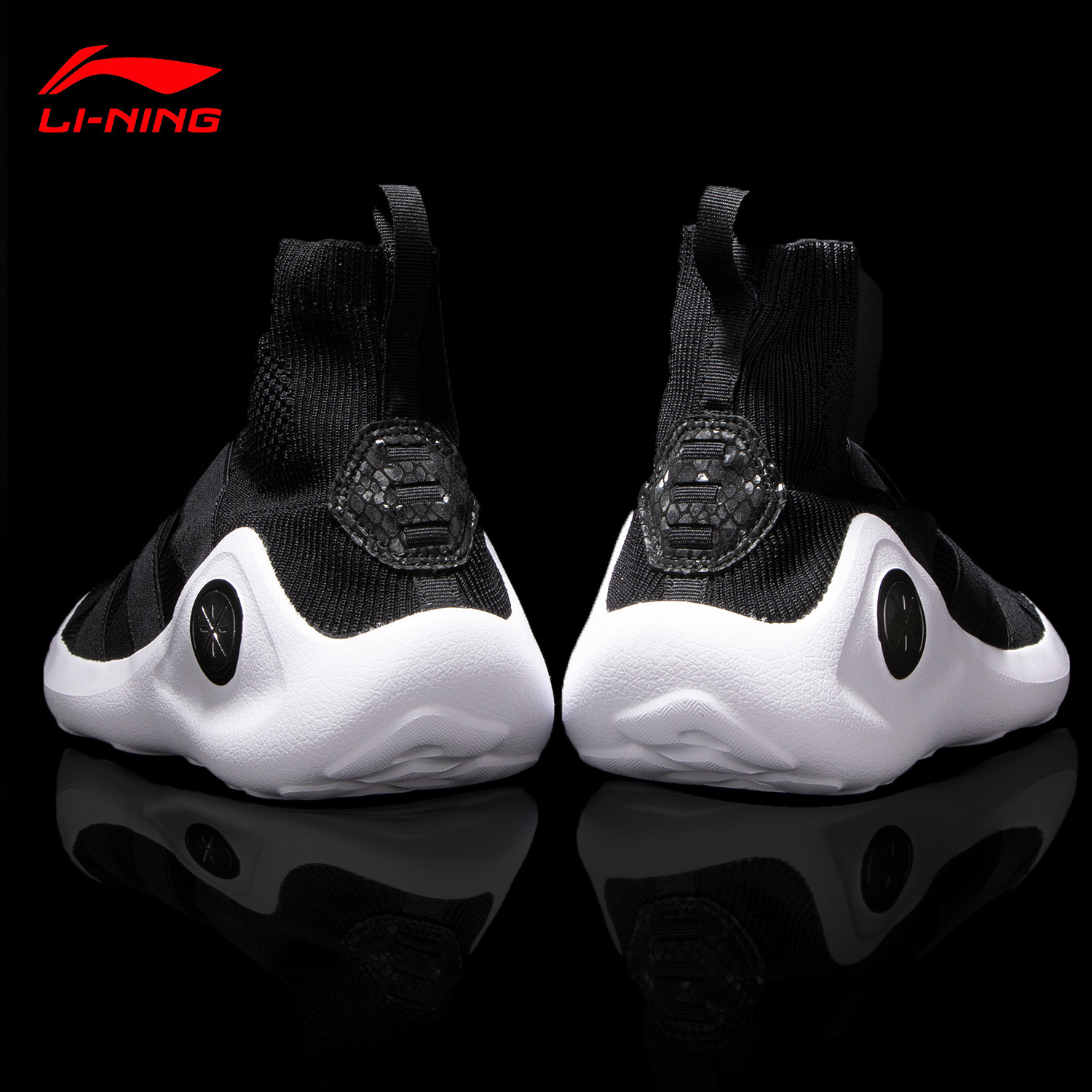 李宁悟道男鞋高帮正品韦德之道系列飒缪休闲鞋板鞋