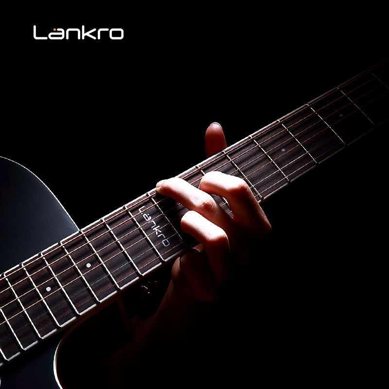 兰可民谣吉他初学者面单板新手入门吉它41寸男女生专用自学木吉他