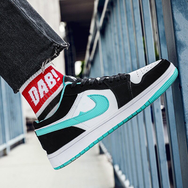 aj运动休闲板鞋艾伦郭艾伦韩版低帮空军一号aj1low时尚休闲板鞋