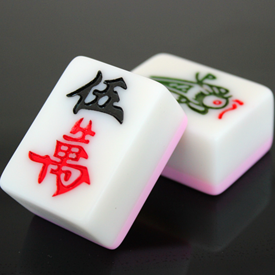 家用麻将牌一级 大号手搓麻将 40 42mm 38#中号 送礼品