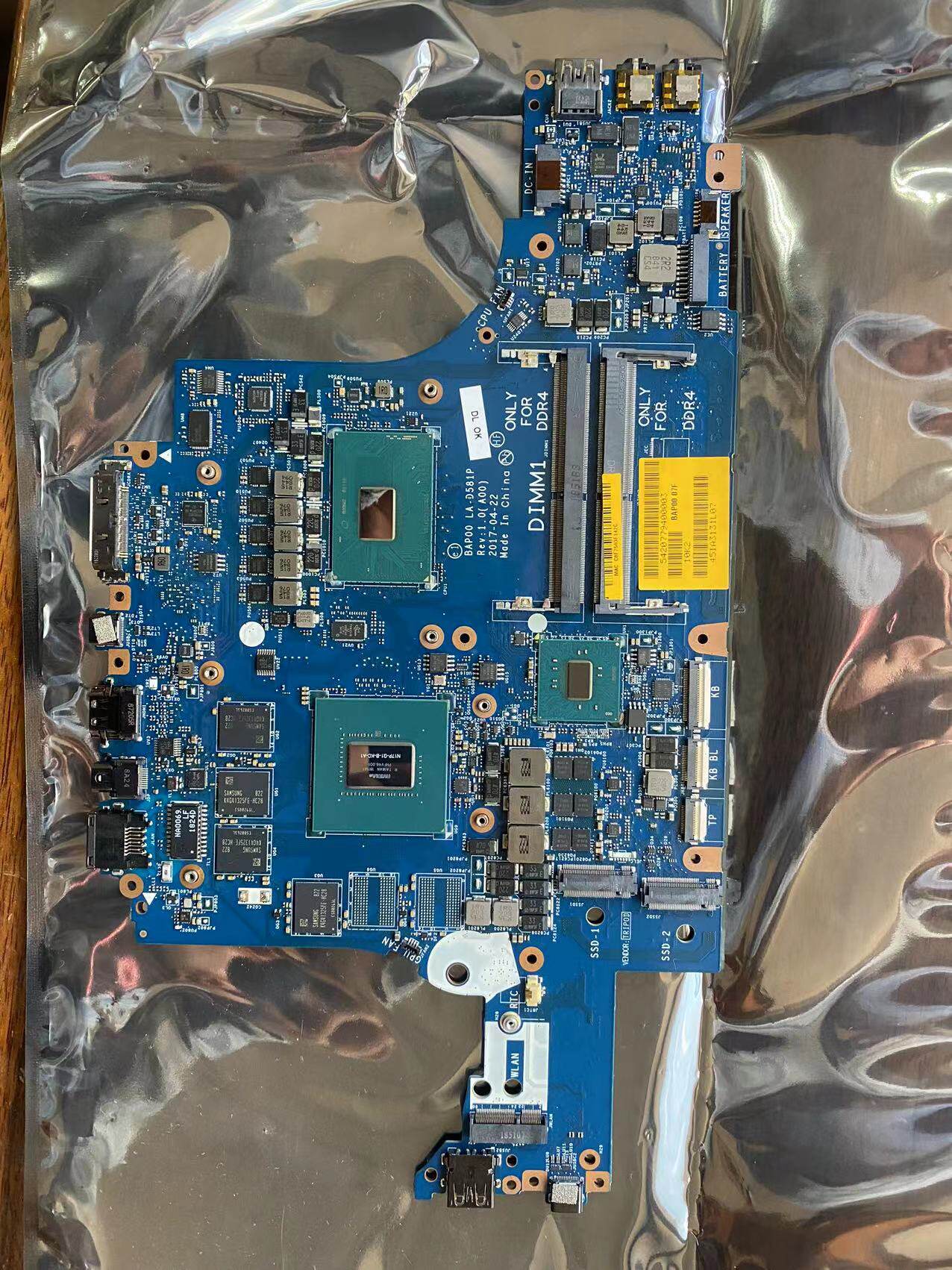 alienware13r3主板lad581pi573001050交换单购现货笔记本零部件