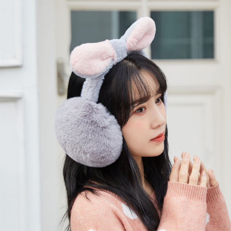 ins耳罩保暖耳暖女可爱可爱兔兔耳朵冬天耳套套包耳套