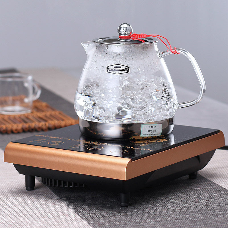 加厚耐高温玻璃烧水壶小电电磁炉茶具煮茶套装可加茶壶