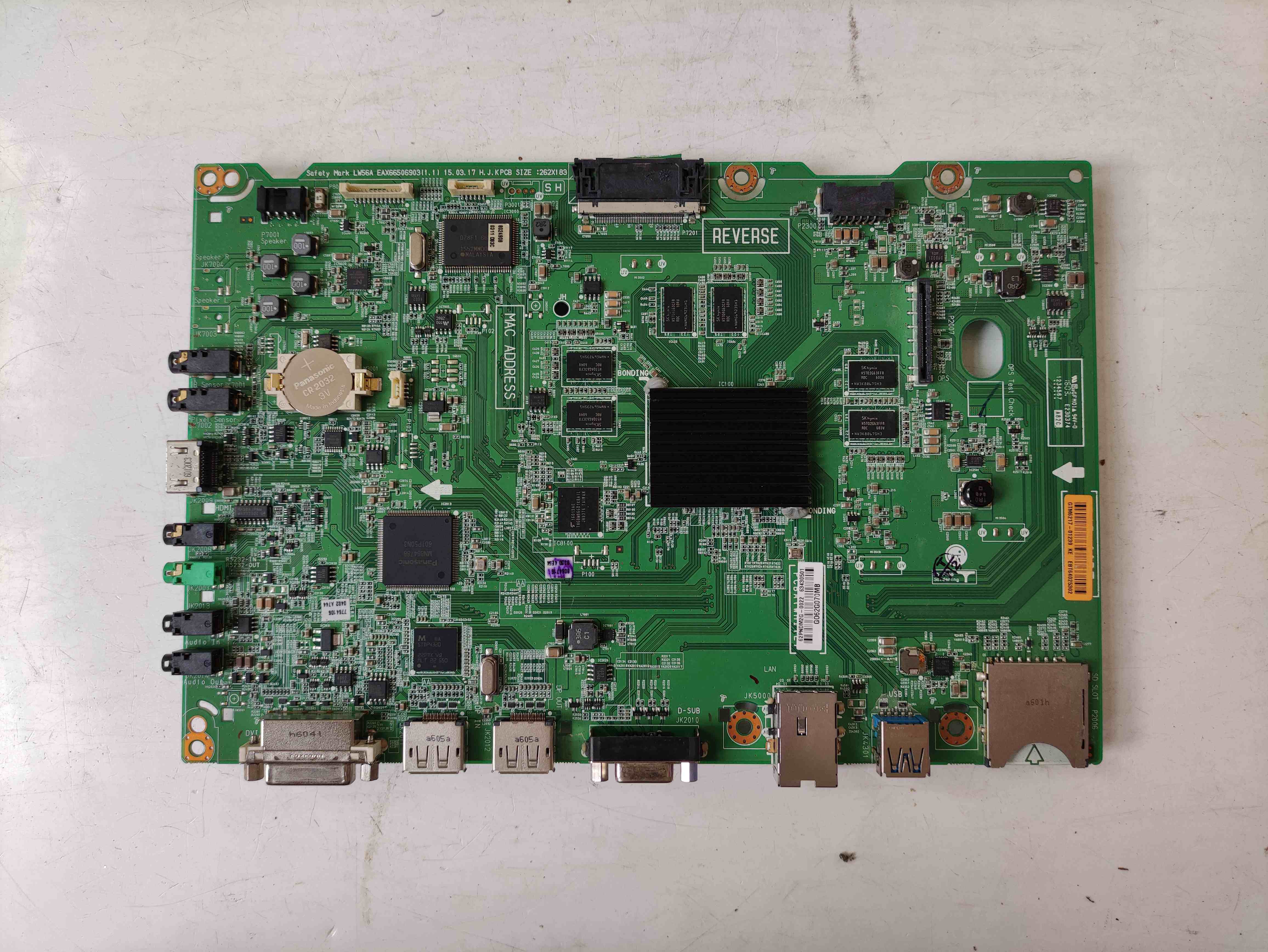 原装lg显示器55sm5kb主板eax66506903配屏le550depcb电路板
