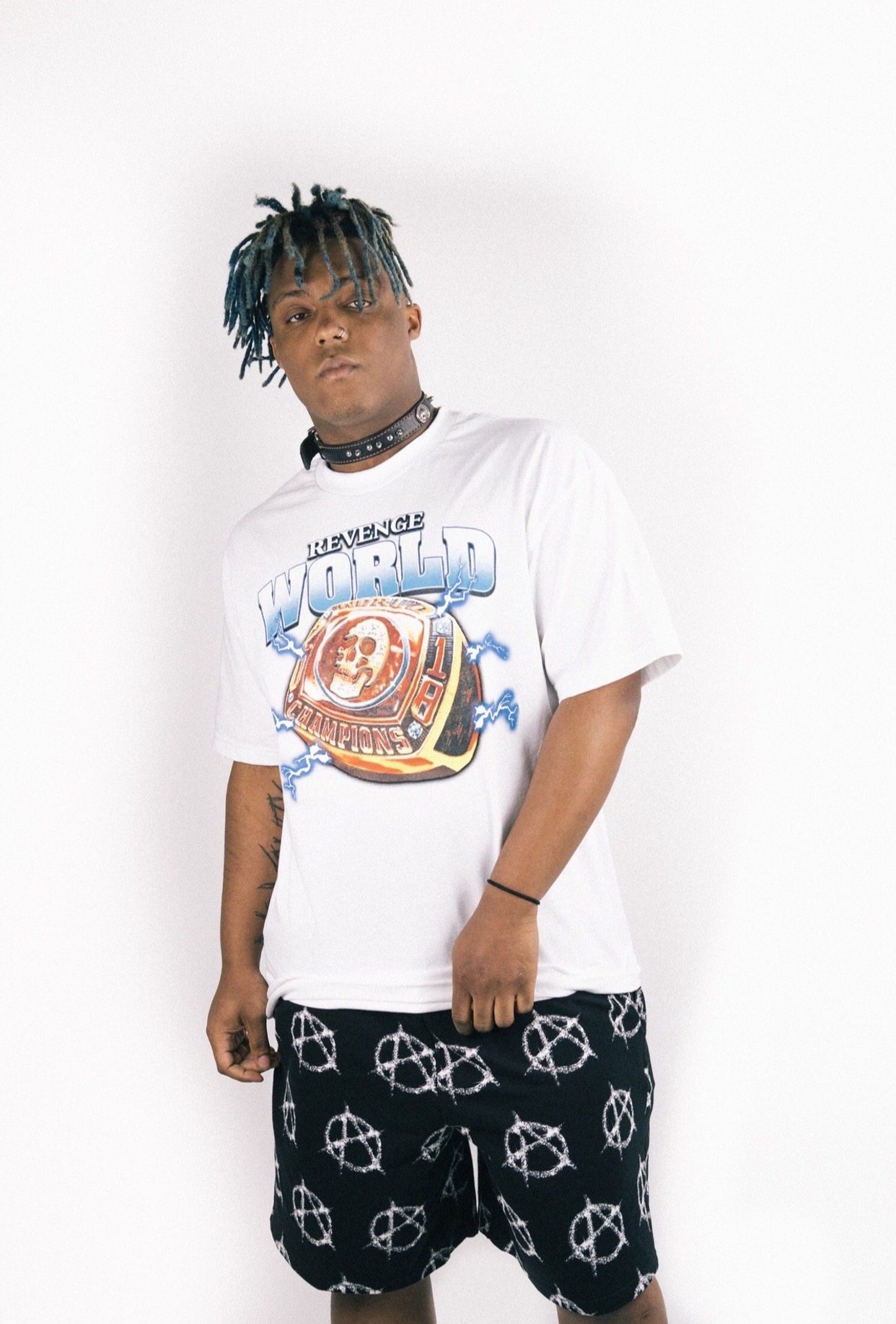 revengejuicewrldchampionship果汁联名短袖锦标赛戒指t恤