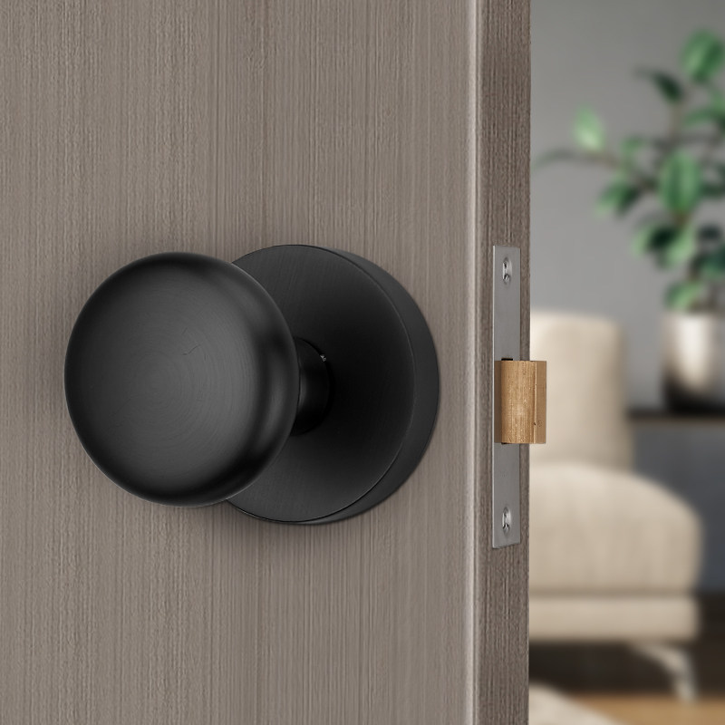 门锁利欣隐形单面暗锁室内卧室简约木门客厅机械门锁