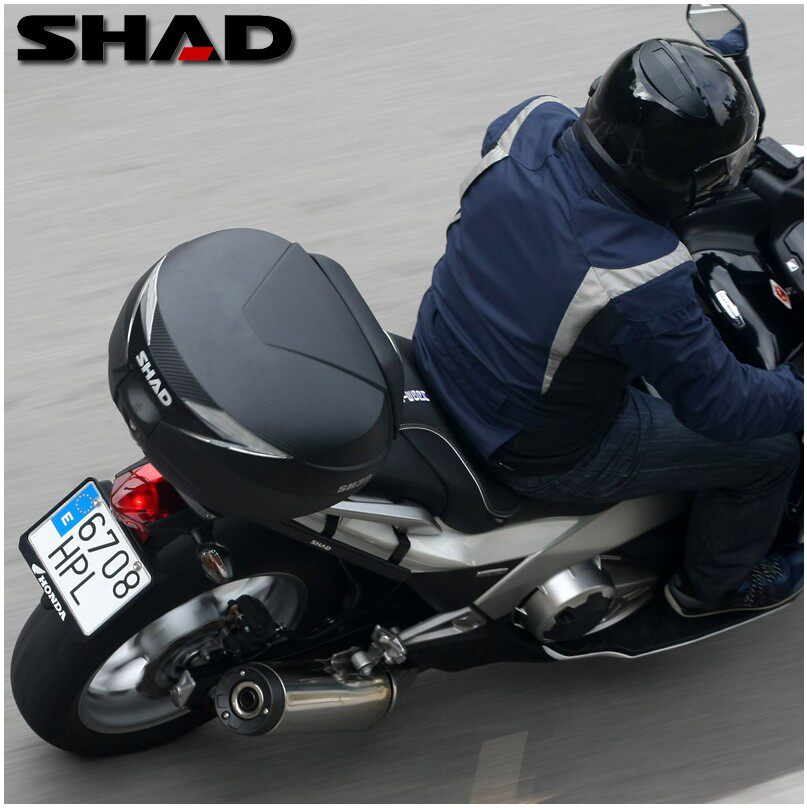 shad摩托车后座包置物后备踏板电动电动车车尾特大摩托车尾箱