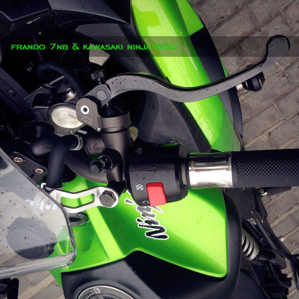 frando车力屋z650ninja650改装卡钳鲍鱼转接刹车其他摩托车用品
