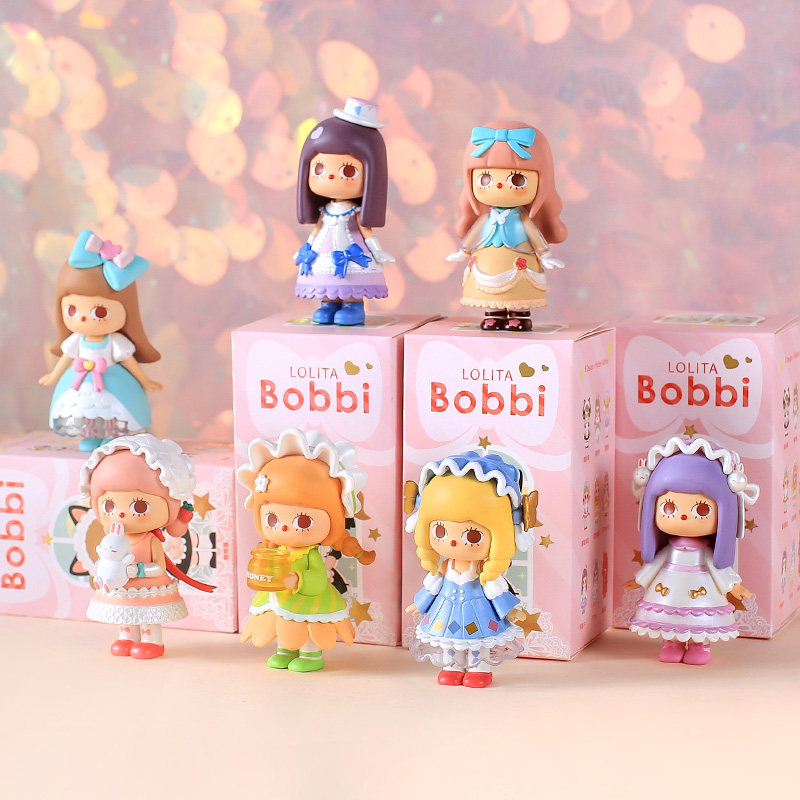 现货treeinart正品bobbi洛丽塔盲盒全套一整套可爱公仔潮玩盲盒