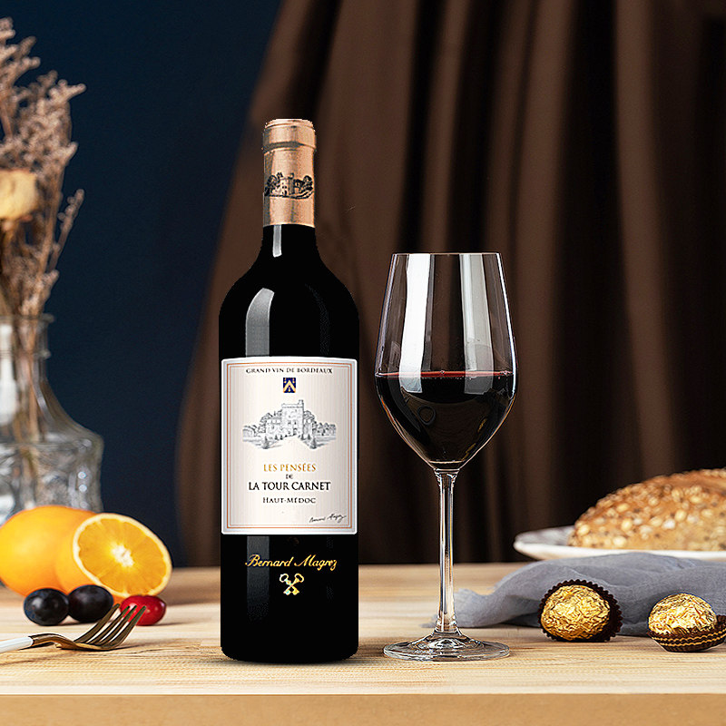 法国名庄骏德拉图加利庄园副牌红葡萄酒1855多克干红静态葡萄酒