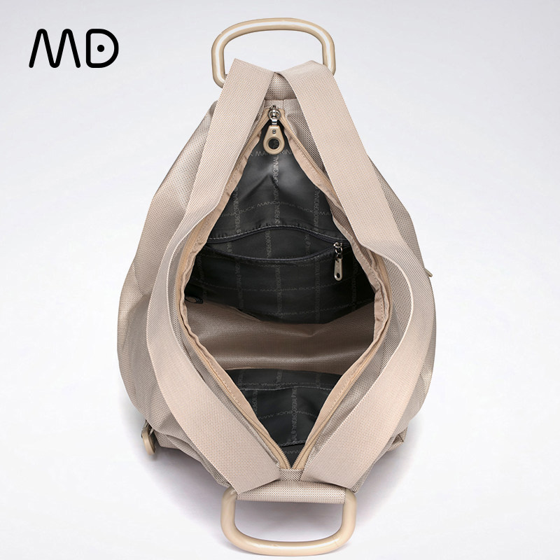 mandarinaduck意大利鸳鸯md20系列双肩包提包大学生春游双肩背包