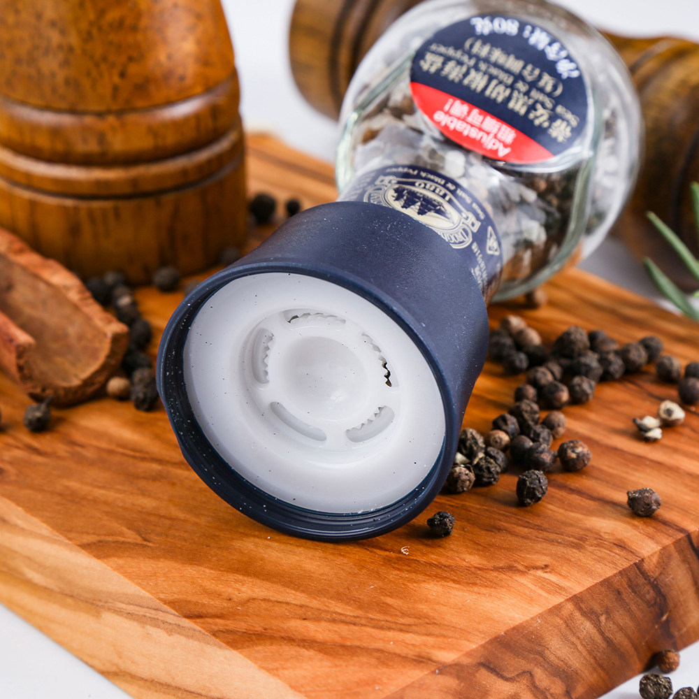 意大利进口蒂安黑胡椒海盐研磨瓶装现磨牛排意面其它调料