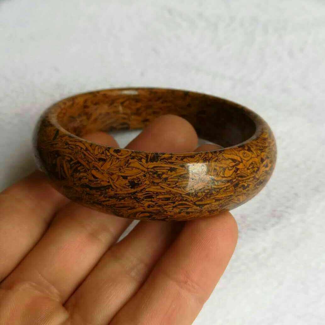 金丝玉手镯天然稀有虎纹石虎皮奢华镯子手镯