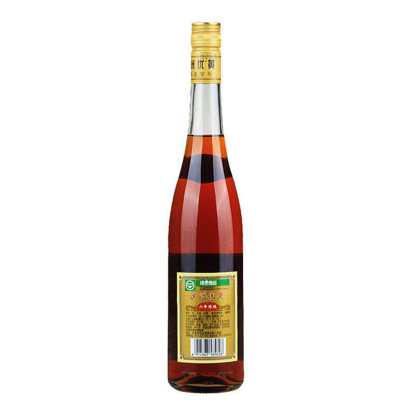 沙洲优黄六年陈酿苏州特产黄酒沙优670ml6瓶传统黄酒