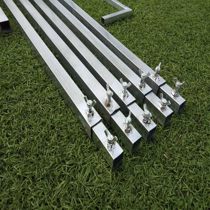 婚庆背景架子伸缩杆婚礼道具纱幔舞台加厚镀锌方管可升降厂家直销