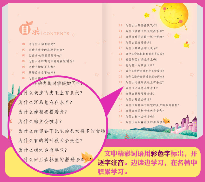 新课标大阅读 十万个为什么 精美插图注音版科普百科书籍 儿童6-10岁