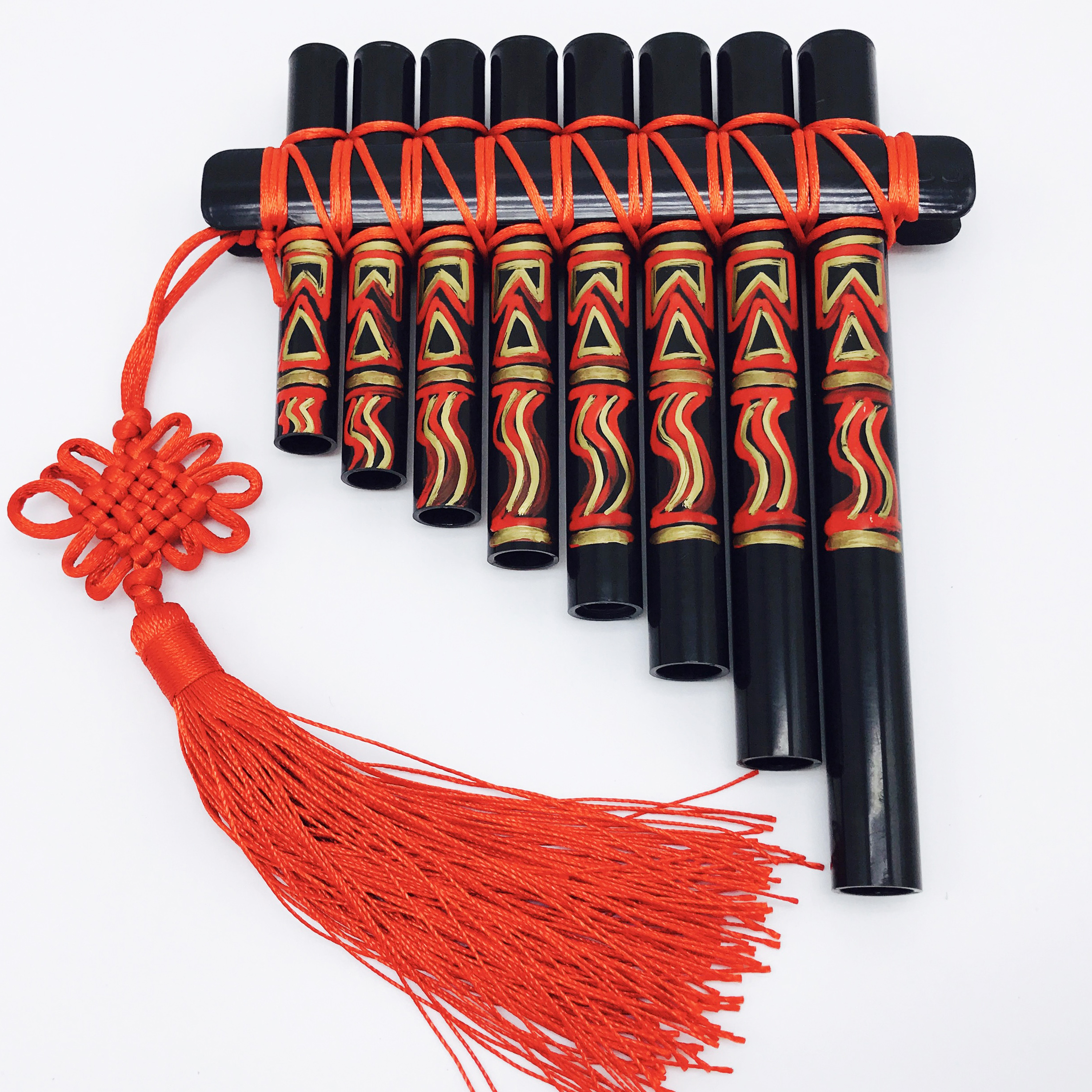 悠悠8管芈月排箫 儿童早教音乐课学生自制乐器 地摊夜市礼品玩具