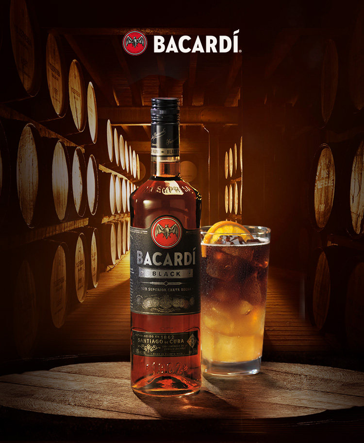 特调bacardi百加750ml朗姆rum烈酒基酒洋酒朗姆酒