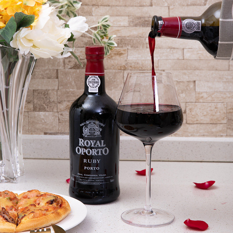 葡萄牙高度数甜红晚安度数甜型红宝石葡萄酒加强oporto加强葡萄酒